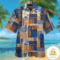 Auburn Tigers Hawaiian Short Sleeve Tropical Aloha - Adult & Kids T-Shirts, Sweatshirts & Hoodies apparel design preview 1