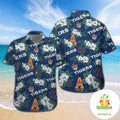 Auburn Tigers Hawaiian Short Sleeve Button Up Aloha - Adult & Kids T-Shirts, Sweatshirts & Hoodies apparel design preview 1