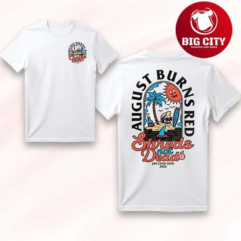 August Burns Red Jan 22 2026 Downtown Miami FL Two - Adult & Kids T-Shirts, Sweatshirts & Hoodies apparel design preview 1