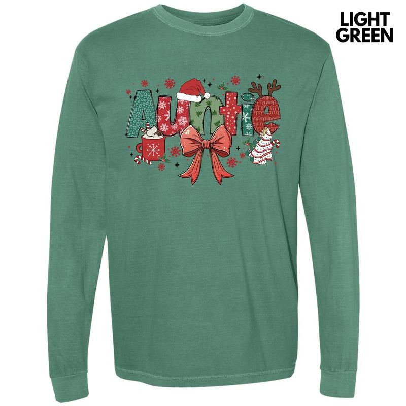 Auntie Jolly Comfort Colors 'NLB' - Adult & Kids T-Shirts, Sweatshirts & Hoodies apparel design preview 1