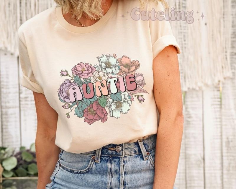 Auntie New Aunt Promoted Pregnancy Reveal Be Best - Adult & Kids T-Shirts, Sweatshirts & Hoodies apparel design preview 1