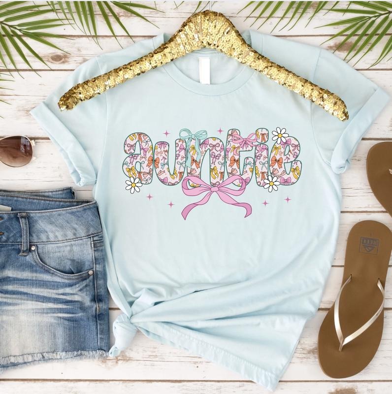 Auntie Bow - Adult & Kids T-Shirts, Sweatshirts & Hoodies apparel design preview 1