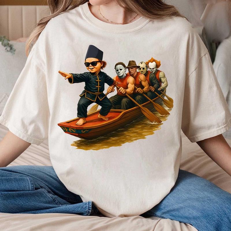 Aura Farming Boat Kid Horror Characters Funny - Adult & Kids T-Shirts, Sweatshirts & Hoodies apparel design preview 1