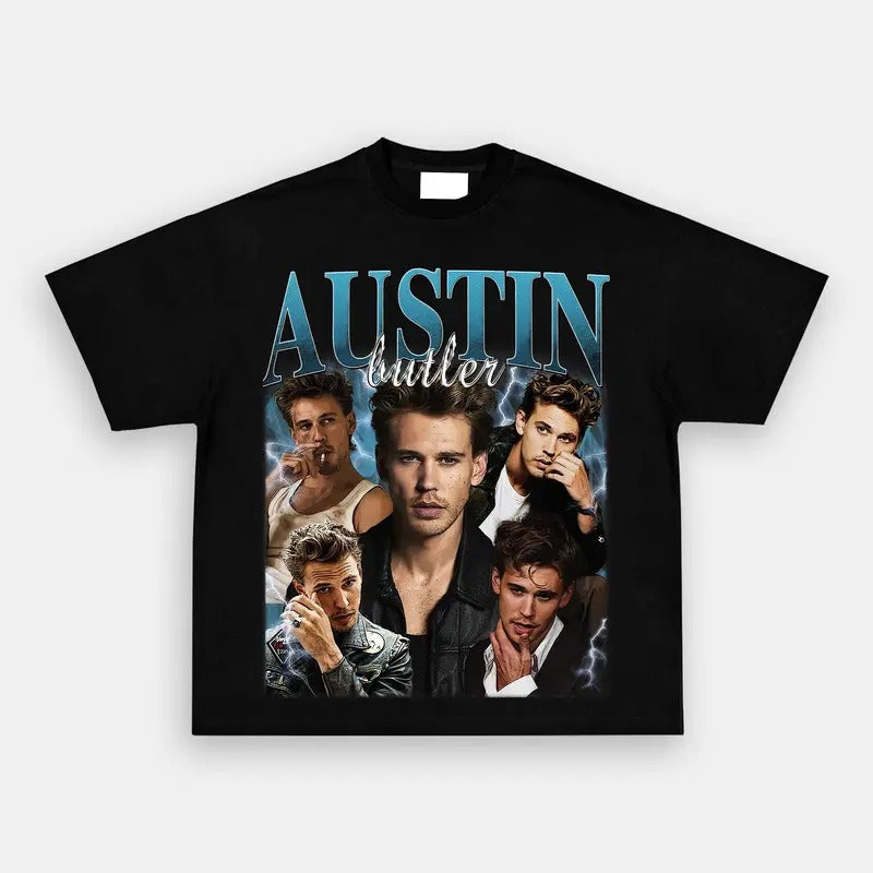 Austin Butler Vintage Washed Homage Bootleg Retro - Adult & Kids T-Shirts, Sweatshirts & Hoodies apparel design preview 1