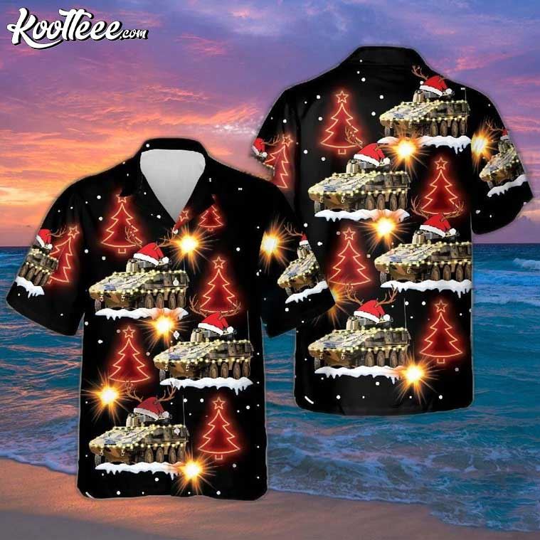 Australian Army Boxer CRV Neon Christmas Hawaiian - Adult & Kids T-Shirts, Sweatshirts & Hoodies apparel design preview 1