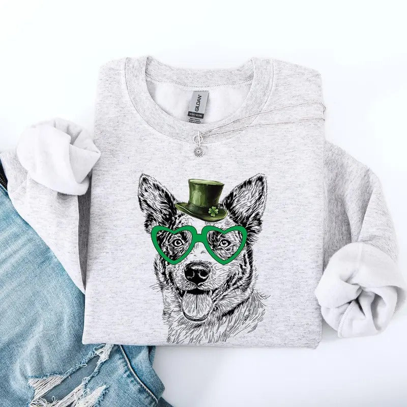 Australian Cattle Blue Heeler Adorable Dog St - Adult & Kids T-Shirts, Sweatshirts & Hoodies apparel design preview 1