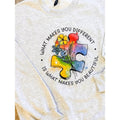 Autism Different Top - Adult & Kids T-Shirts, Sweatshirts & Hoodies apparel design preview 1