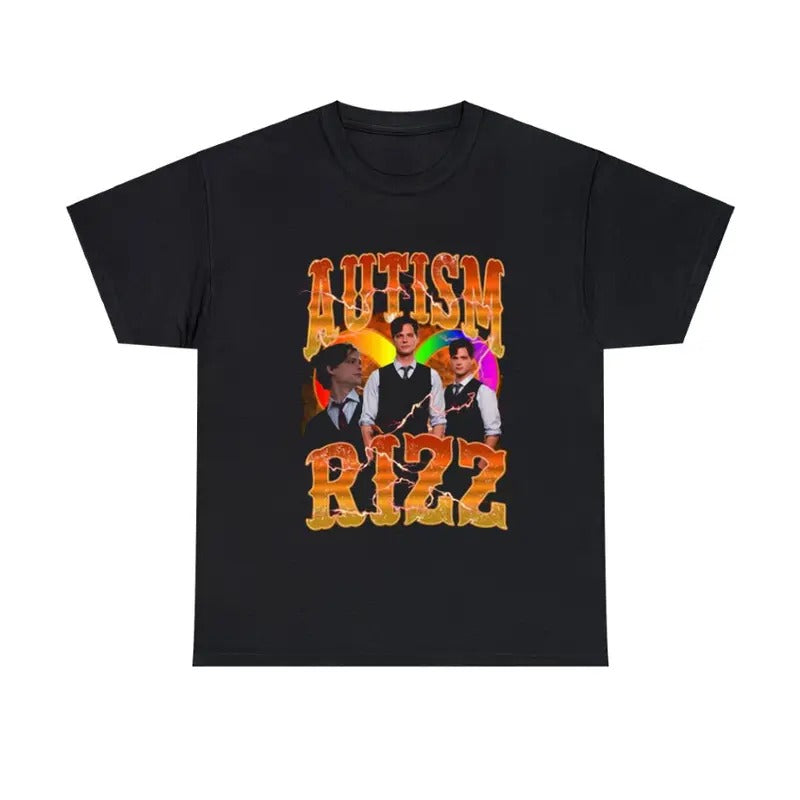 Autism Rizz Spencer Reid Vintage Criminal Minds Fan - Adult & Kids T-Shirts, Sweatshirts & Hoodies apparel design preview 1