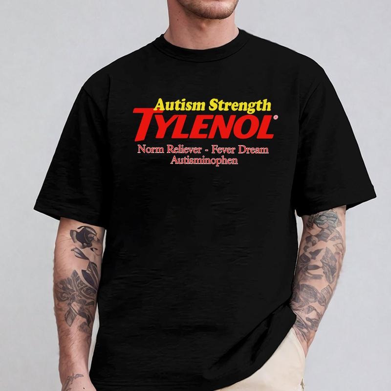 Autisminophen Funny Epsteintaminophen Tylenol Parody - Adult & Kids T-Shirts, Sweatshirts & Hoodies apparel design preview 1