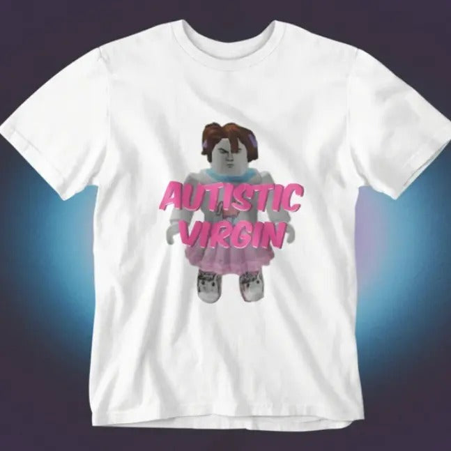 Autistic Virgin Funny Satire - Adult & Kids T-Shirts, Sweatshirts & Hoodies apparel design preview 1