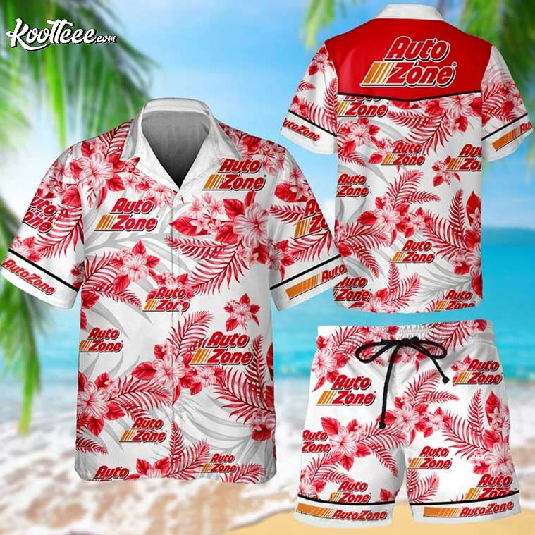 Autozone Hawaiian And Shorts - Adult & Kids T-Shirts, Sweatshirts & Hoodies apparel design preview 1