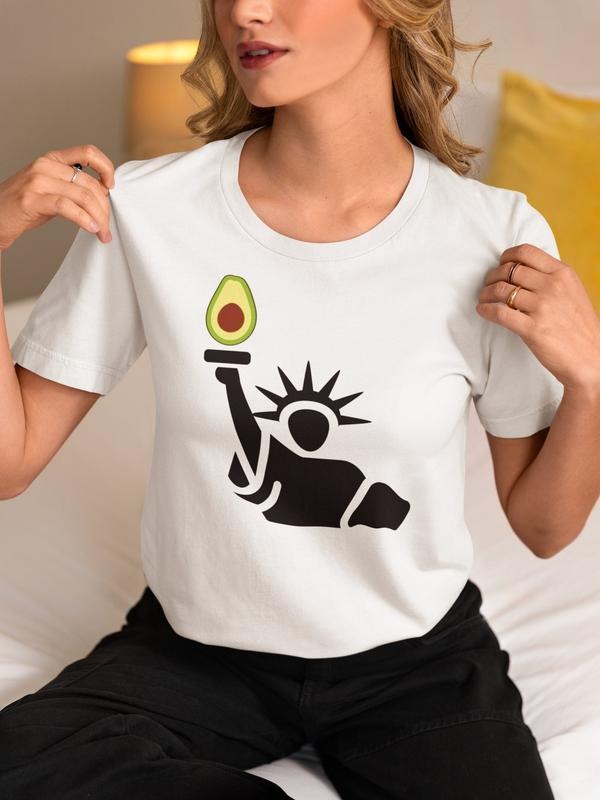 Avocado T Lover Creative Food Cute Her Humor Funny 02 - Adult & Kids T-Shirts, Sweatshirts & Hoodies apparel design preview 1