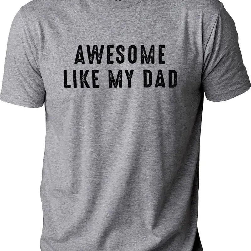 Awesome Like My Dad Funny - Adult & Kids T-Shirts, Sweatshirts & Hoodies apparel design preview 1