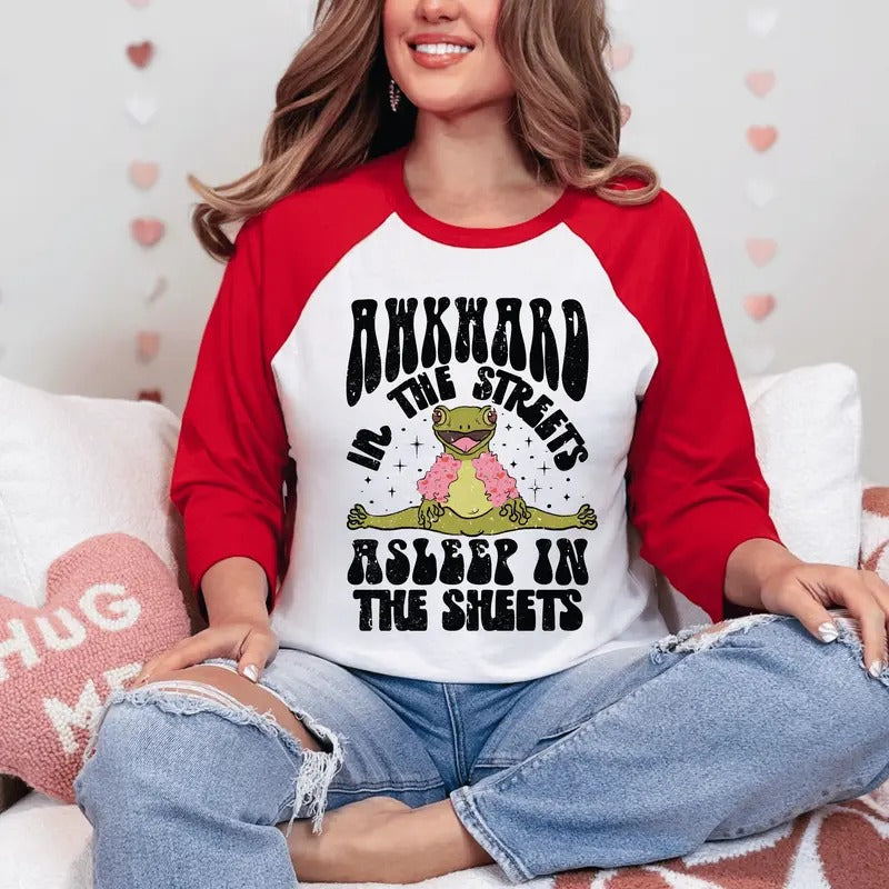 Awkward Streets Asleep Sheets Funny Short Sleeve - Adult & Kids T-Shirts, Sweatshirts & Hoodies apparel design preview 1