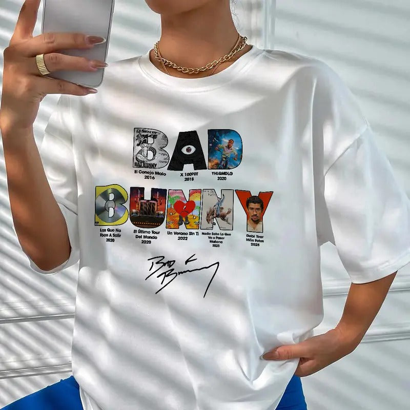 B Bunny Albums Debi Tirar Mas Fotos Latin Music - Adult & Kids T-Shirts, Sweatshirts & Hoodies apparel design preview 1