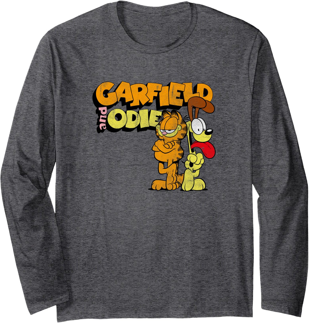 Original Garfield Distressed Garfield And T-Shirt - Graphic Print Unisex - T-Shirt, Sweatshirt, Hoodie