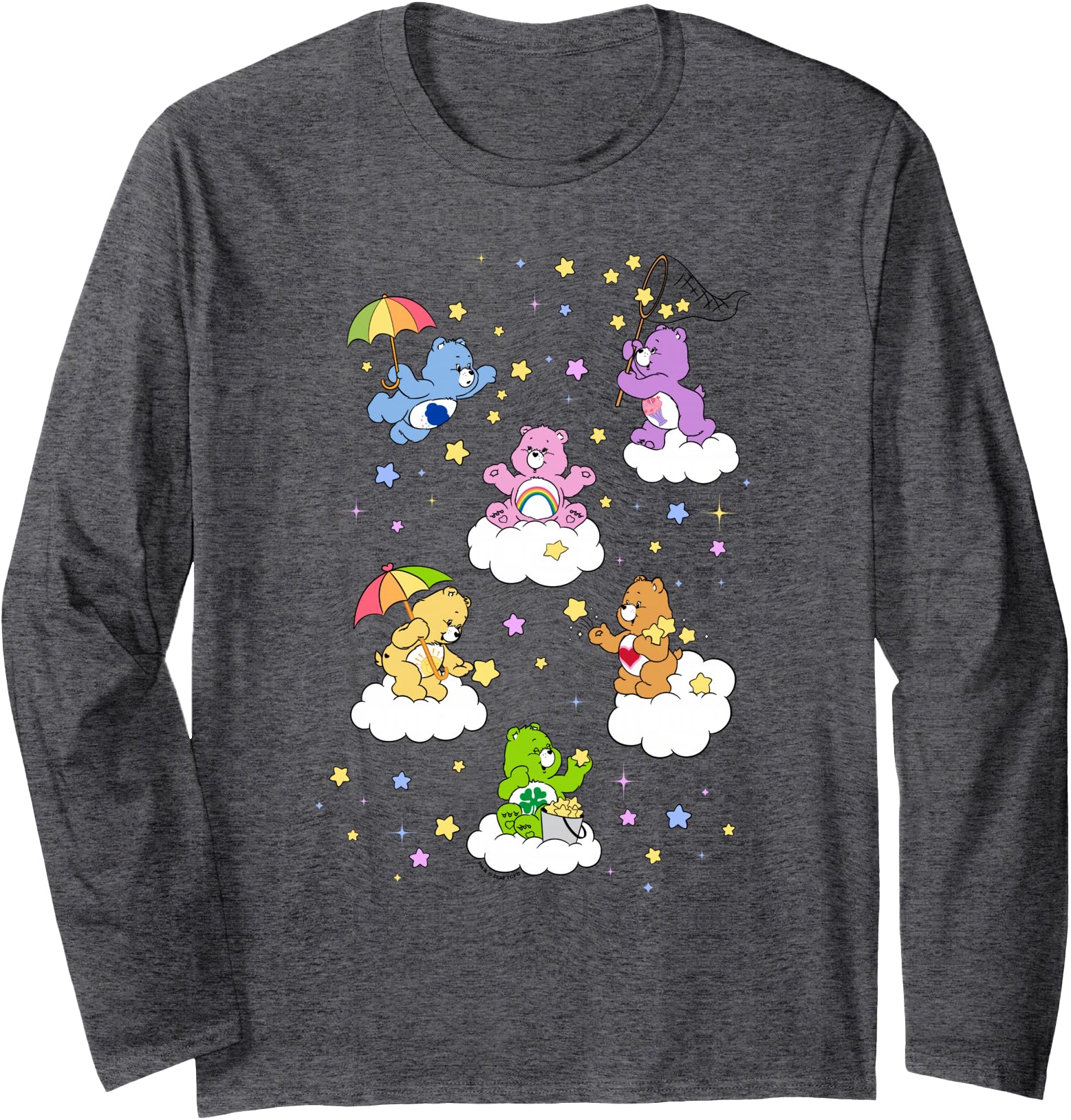 Exclusive Care Bears Star Collecting Hoodie - Minimalist Print Men Women - T-Shirt, Sweatshirt, Hoodie
