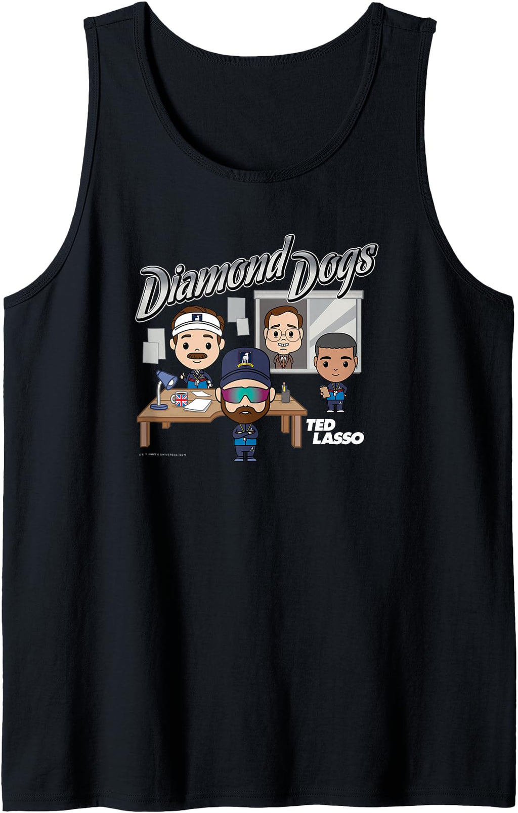Ted Lasso Diamond Dogs Group Sweatshirt - Fun Novelty Design for Adults - T-Shirt, Sweatshirt, Hoodie