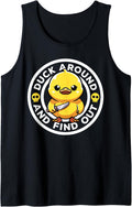 Duck Around And Find Out I Love Duck Rubber Hoodie - Graphic Print Unisex - T-Shirt, Sweatshirt, Hoodie