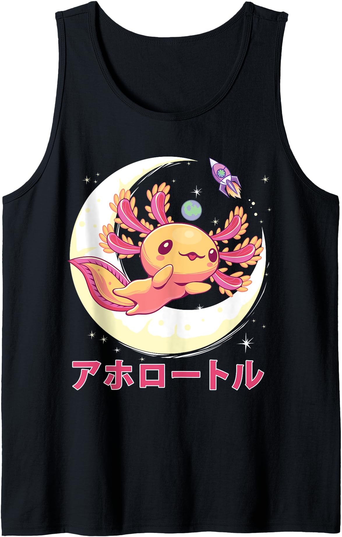 Handcrafted Pastel Goth Axolotl Sweatshirt - Aesthetic Graphic Unisex - T-Shirt, Sweatshirt, Hoodie