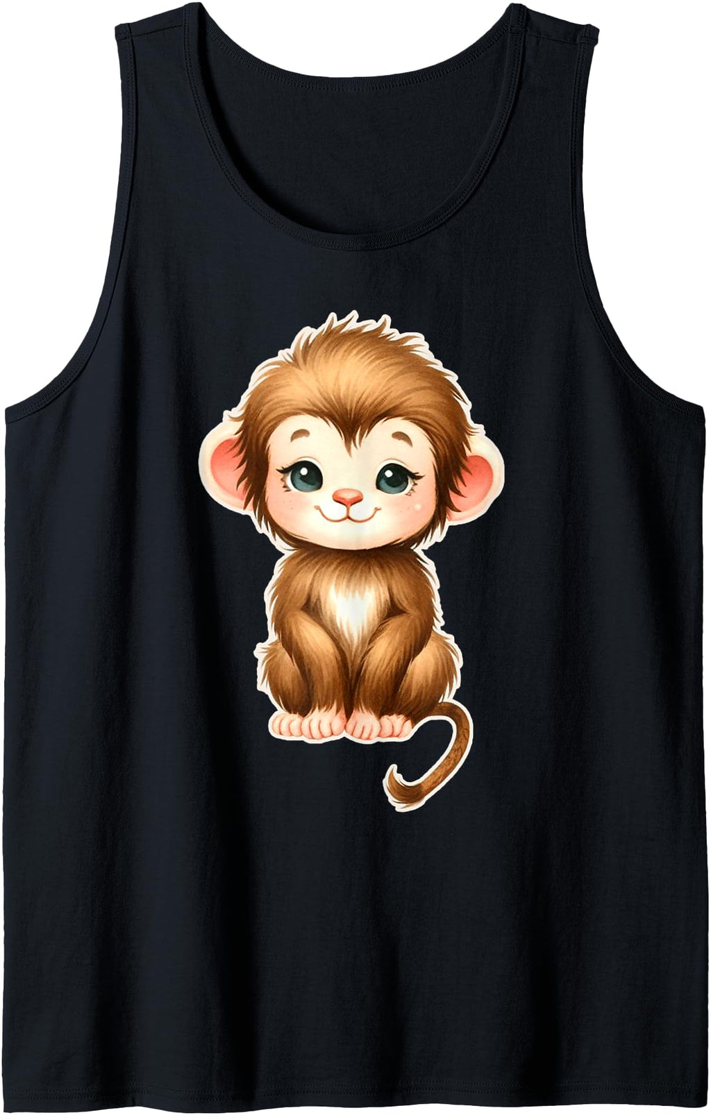 Exclusive Monkey X Chibi Monkey Sweatshirt - Custom Art Print Men Women - T-Shirt, Sweatshirt, Hoodie