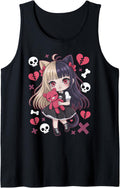 Goth Emo Teddybear Gothic Chibi T-Shirt - Aesthetic Graphic for Adults - T-Shirt, Sweatshirt, Hoodie