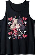 Original Goth Emo Teddybear Gothic Chibi T-Shirt - Graphic Print Men Women - T-Shirt, Sweatshirt, Hoodie