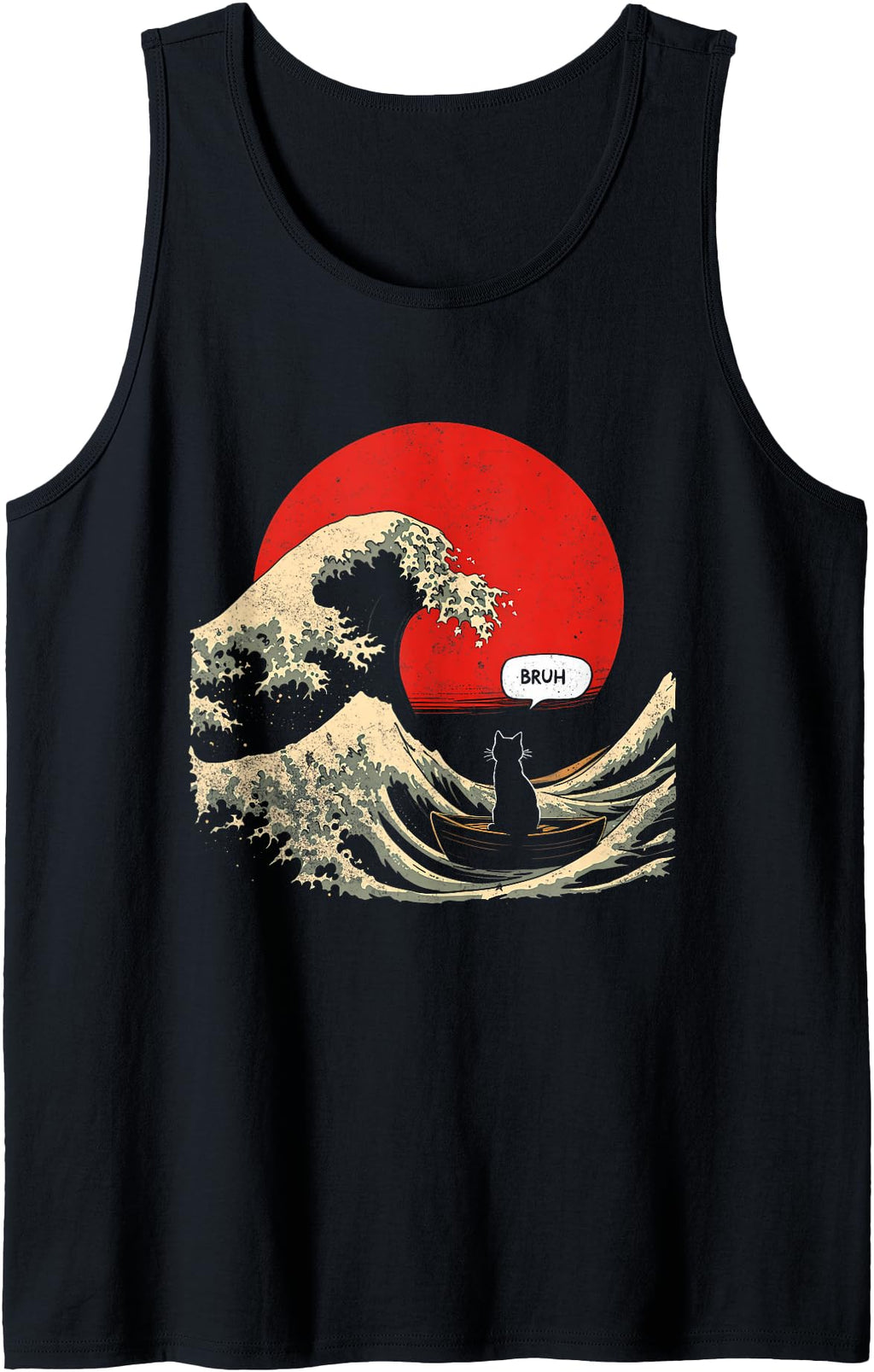 Original Bruh Great Wave Kanagawa Sweatshirt - Unique Graphic Unisex - T-Shirt, Sweatshirt, Hoodie