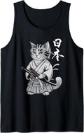 Authentic Samurai Cat Ukiyo E Warrior Hoodie - Minimalist Print Unisex - T-Shirt, Sweatshirt, Hoodie