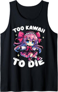 Authentic Too Kawaii To Die Chibi Anime T-Shirt - Unique Graphic Unisex - T-Shirt, Sweatshirt, Hoodie