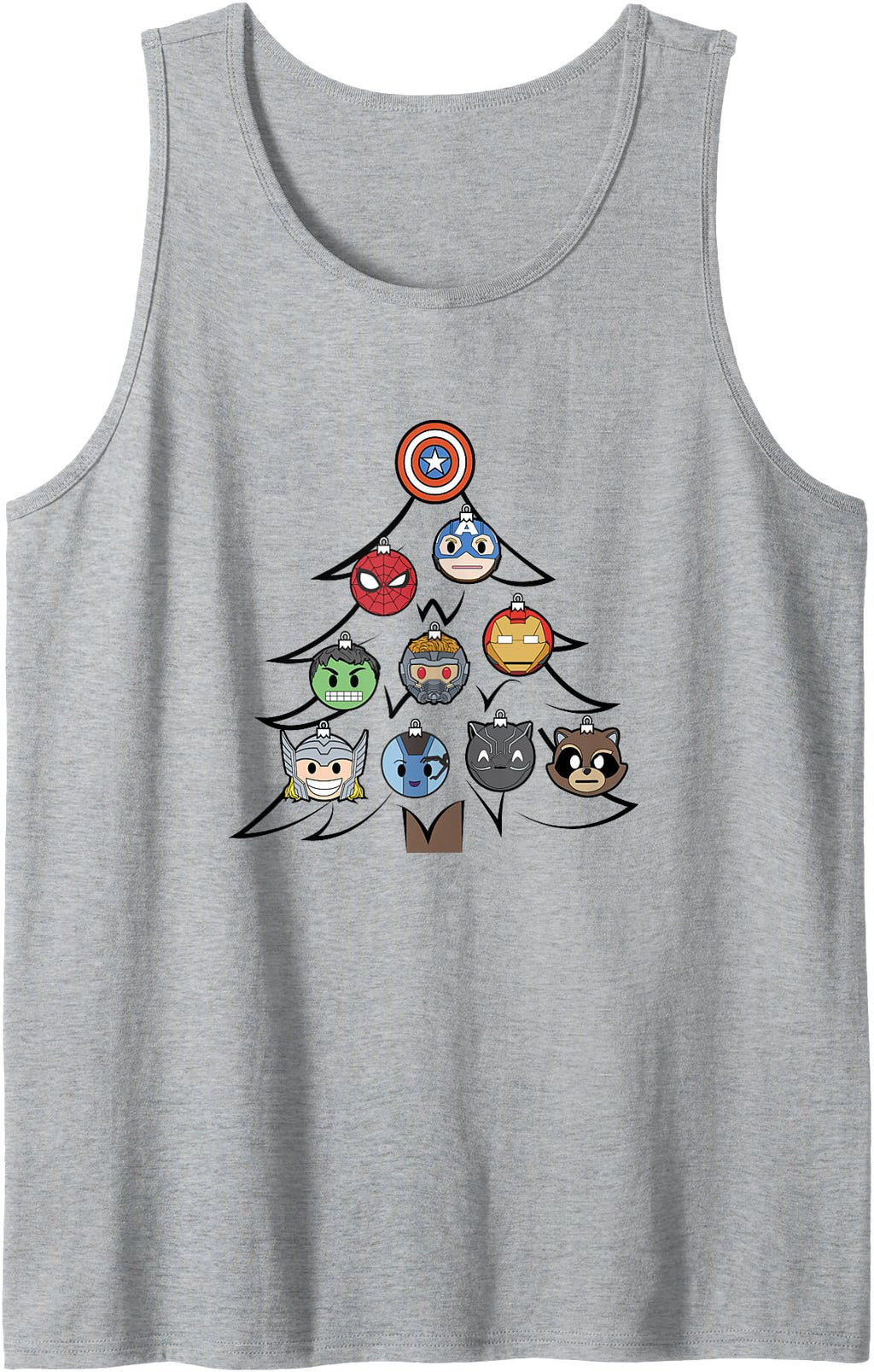 Handcrafted Marvel Comics Tree Chibi Hoodie - Minimalist Print Men Women - T-Shirt, Sweatshirt, Hoodie