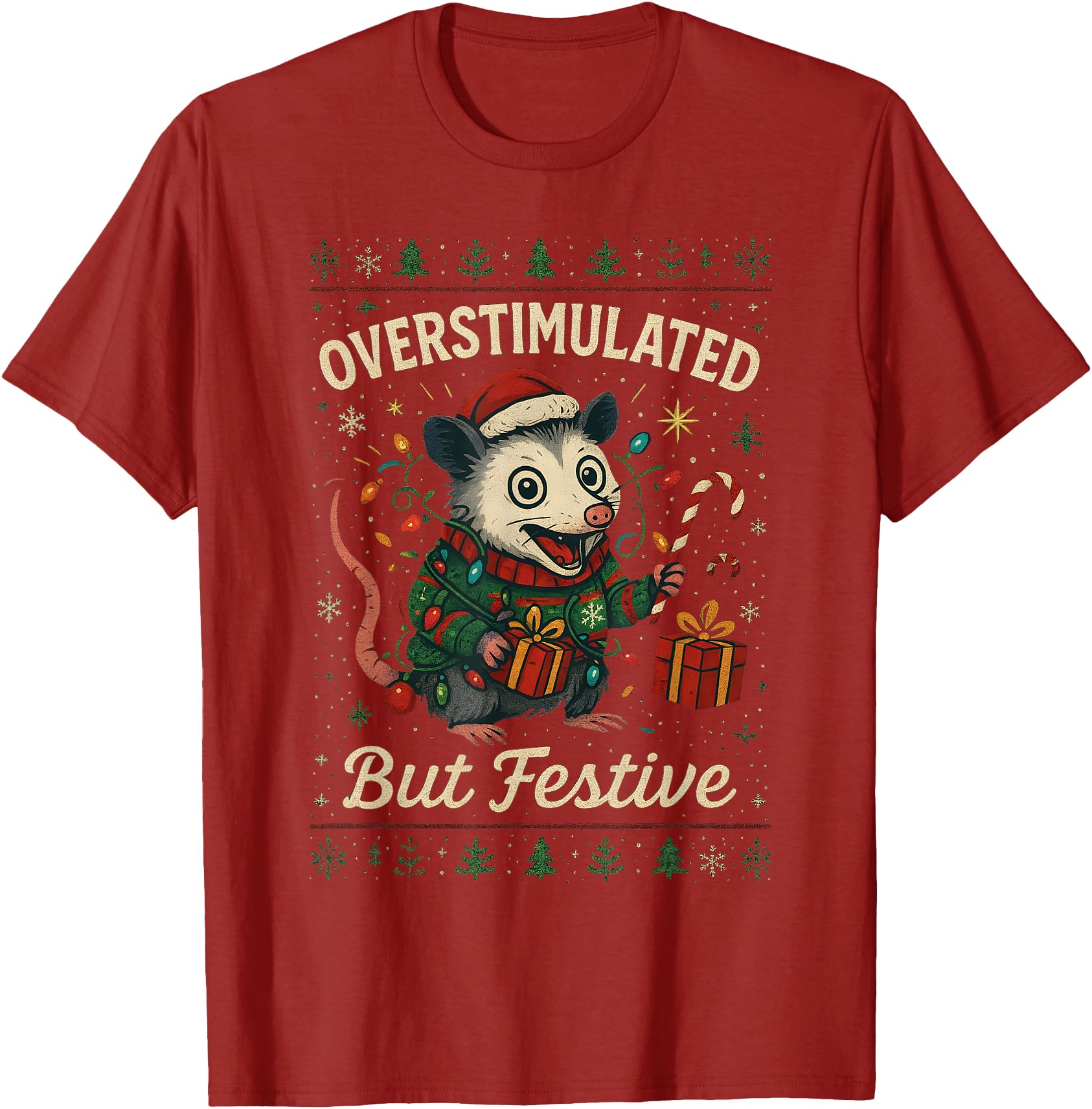 Handcrafted Overstimulated But Sweatshirt - Aesthetic Graphic Unisex - T-Shirt, Sweatshirt, Hoodie
