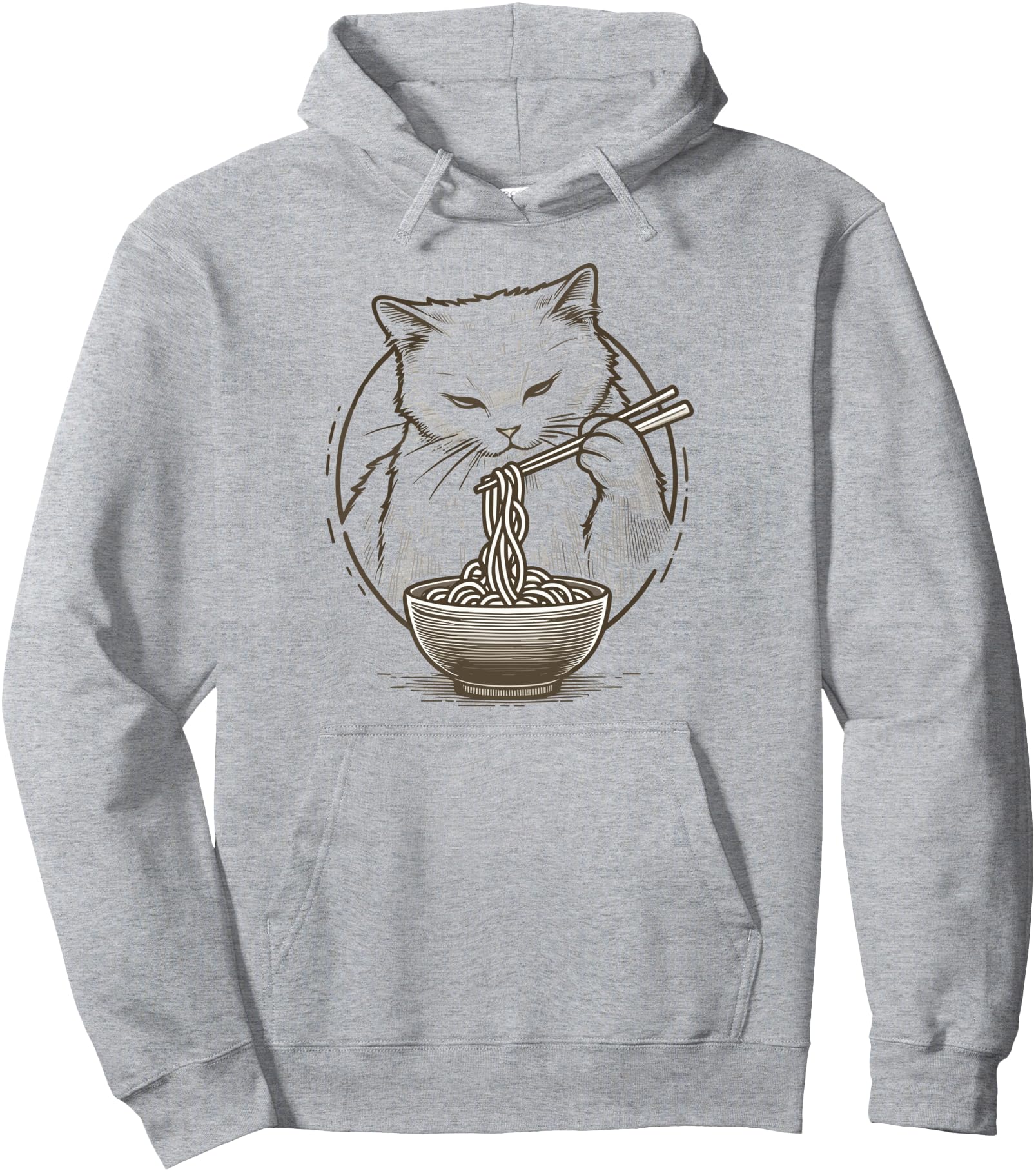 Anime Eat Ramen Aesthetic Cat Artist T-Shirt - Streetwear Style Unisex - T-Shirt, Sweatshirt, Hoodie