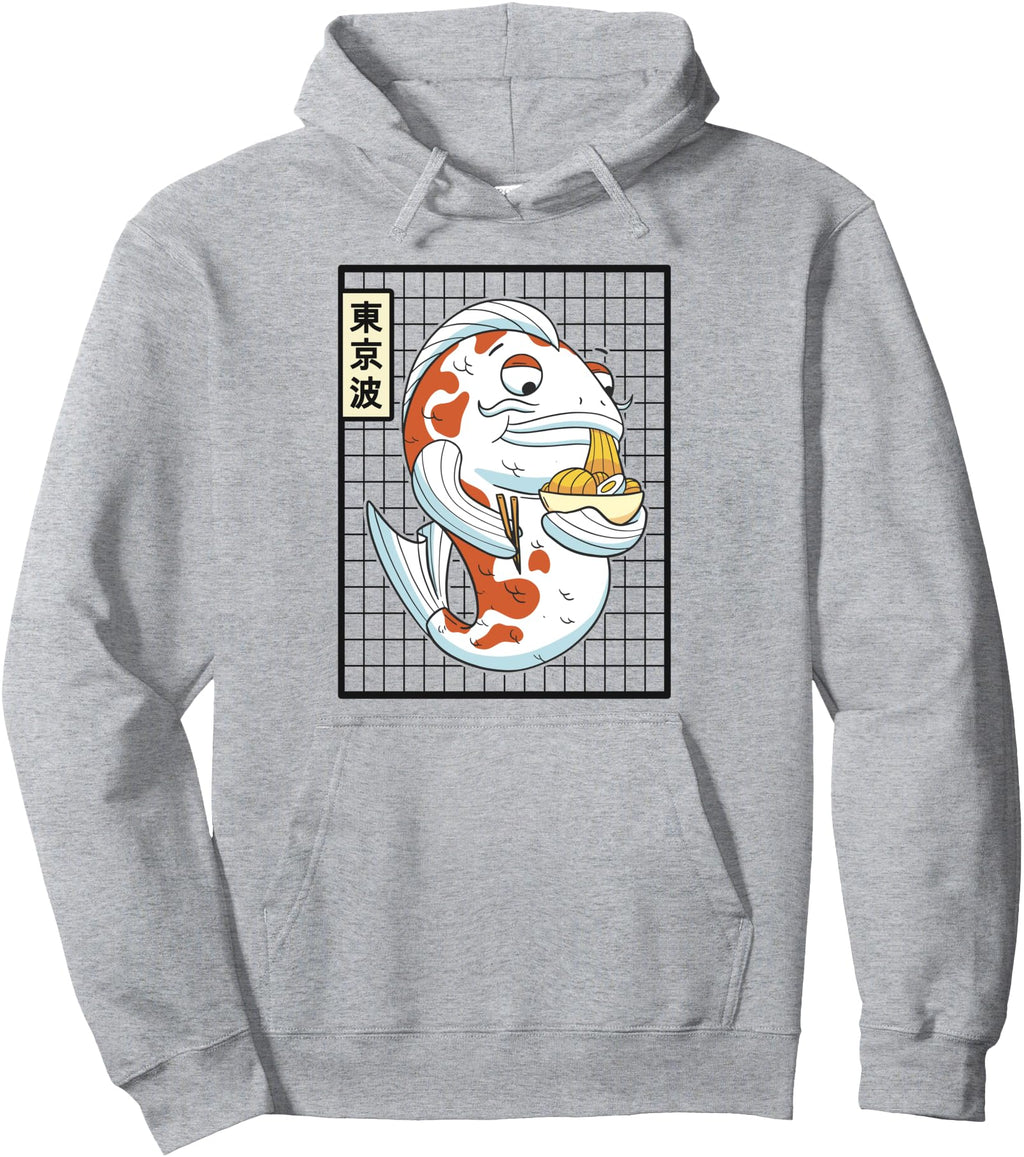 Kawaii Koi Fish Ramen Noodles Japanese Hoodie - Streetwear Style Unisex - T-Shirt, Sweatshirt, Hoodie