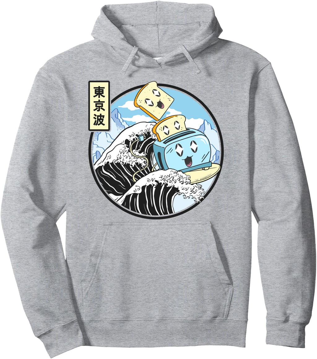 Authentic Toaster Surfing Kanagawa T-Shirt - Custom Art Print for Adults - T-Shirt, Sweatshirt, Hoodie
