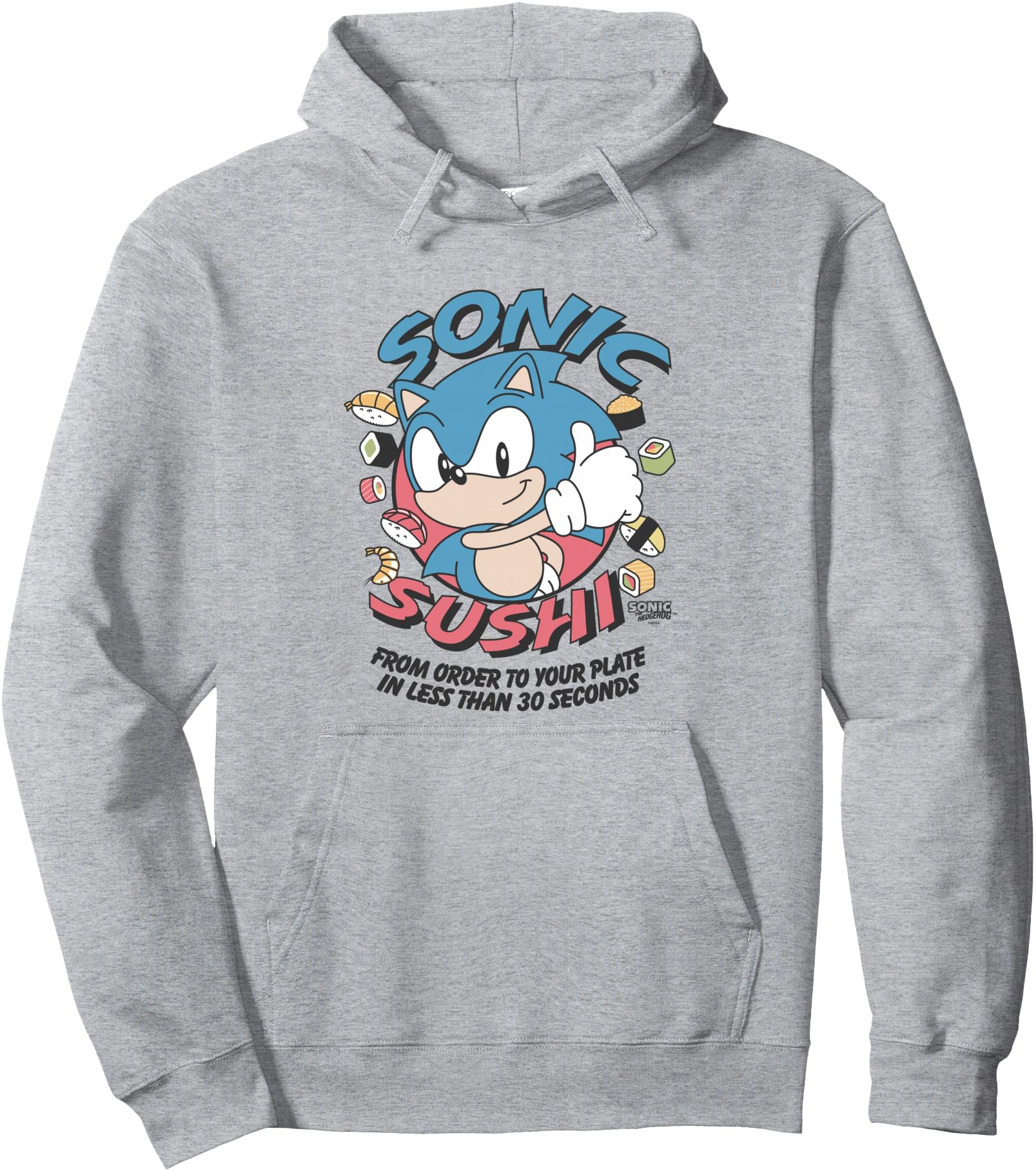 Exclusive Sonic Hedgehog Sonic Sushi Sweatshirt - Unique Graphic Men Women - T-Shirt, Sweatshirt, Hoodie