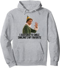 Elf I Just Like To Smile Buddy Movie Hoodie - Minimalist Print Unisex - T-Shirt, Sweatshirt, Hoodie