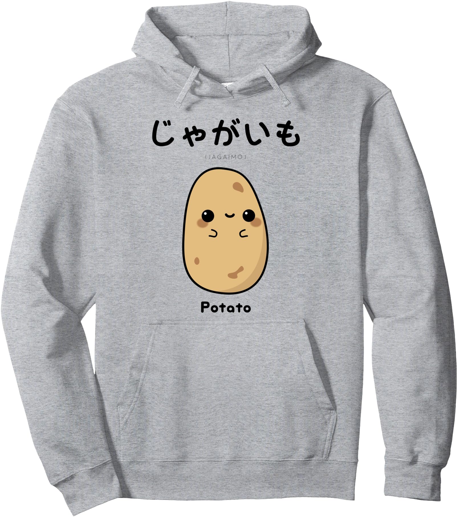 Original Kawaii Potato Japanese Hoodie - Trendy Graphic for Adults - T-Shirt, Sweatshirt, Hoodie