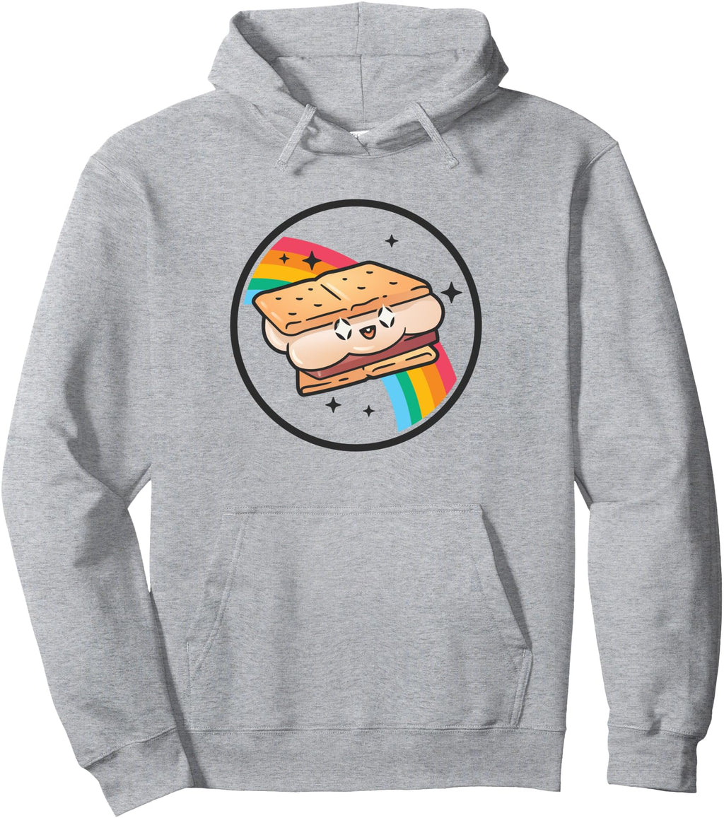 Authentic Happy Smore Rainbow Sweatshirt - Fun Novelty Design Men Women - T-Shirt, Sweatshirt, Hoodie