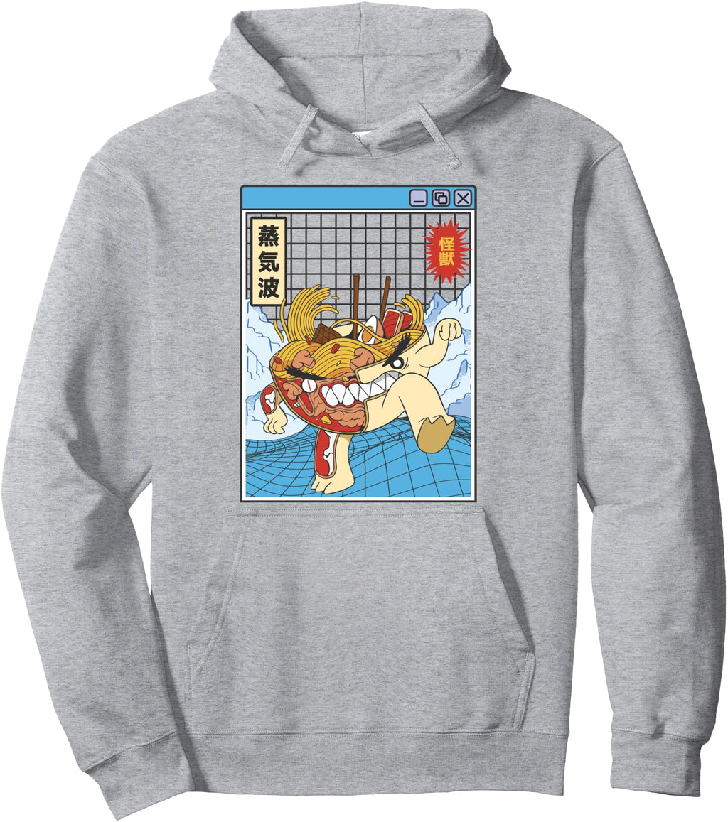 Angry Ramen Bowl X Ray Japan Otaku Anime Hoodie - Novelty Apparel Unisex - T-Shirt, Sweatshirt, Hoodie