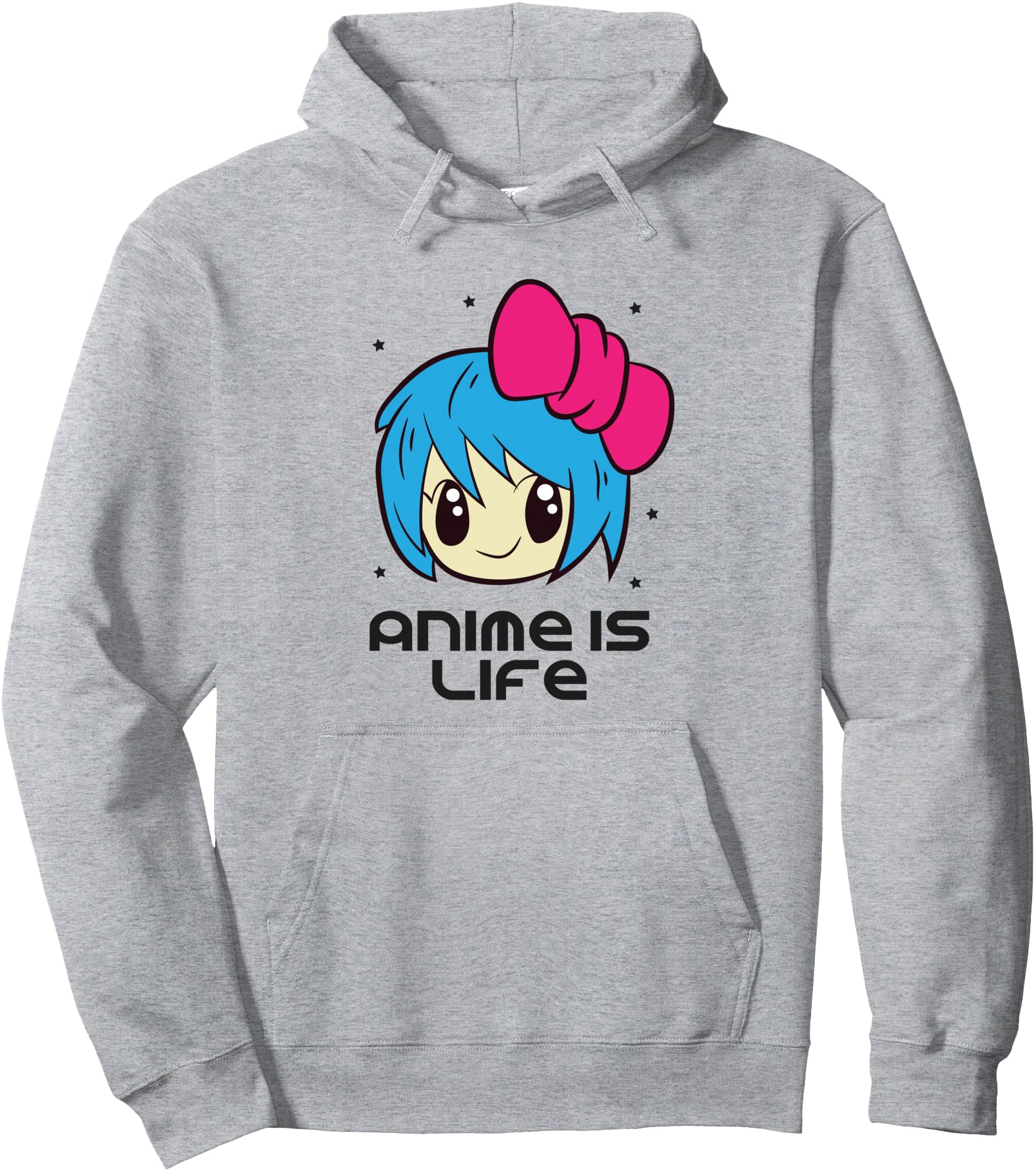 Authentic Anime Is Life Anime Japanese Hoodie - Unique Graphic for Adults - T-Shirt, Sweatshirt, Hoodie