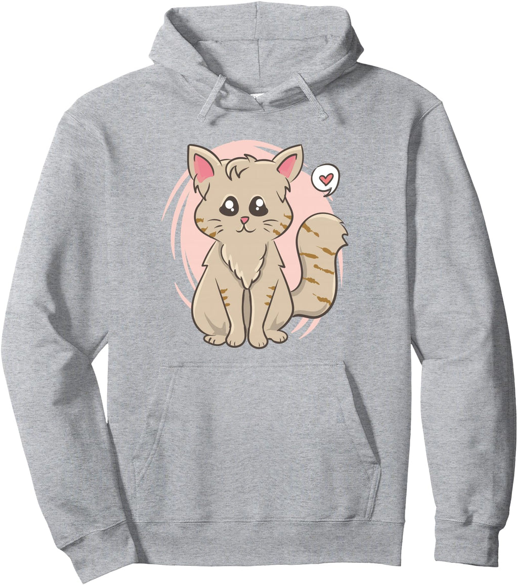 Exclusive Kawaii Anime Cat Fox Sweatshirt - Aesthetic Graphic for Adults - T-Shirt, Sweatshirt, Hoodie