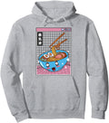 Happy Ramen Bowl Digital Japan Otaku Hoodie - Novelty Apparel Men Women - T-Shirt, Sweatshirt, Hoodie