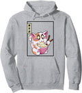 Authentic Kawaii Cat Eating Ramen Sweatshirt - Streetwear Style for Adults - T-Shirt, Sweatshirt, Hoodie