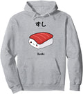 Handcrafted Kawaii Sushi Japanese Hoodie - Aesthetic Graphic Men Women - T-Shirt, Sweatshirt, Hoodie