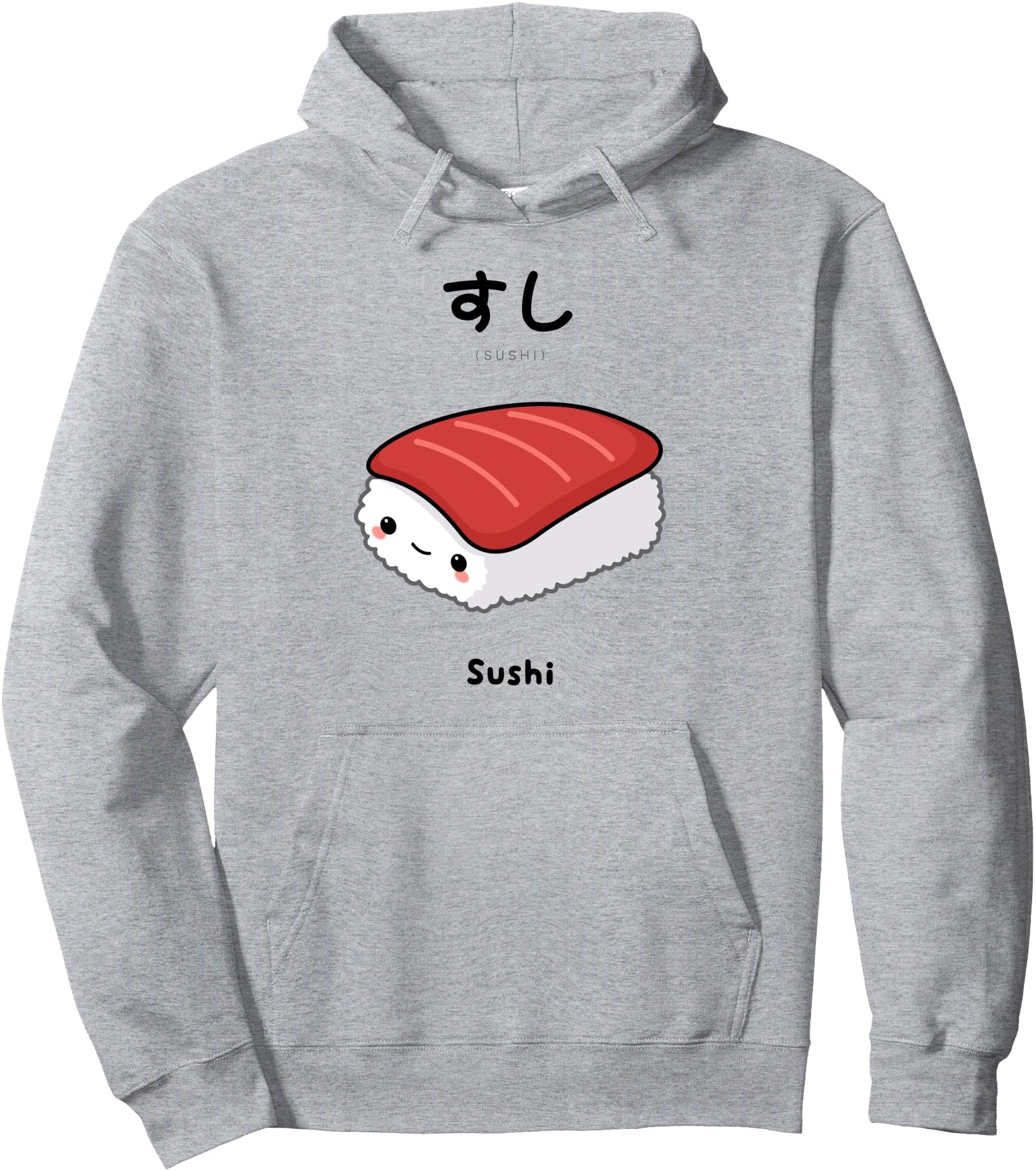 Handcrafted Kawaii Sushi Japanese Hoodie - Aesthetic Graphic Men Women - T-Shirt, Sweatshirt, Hoodie