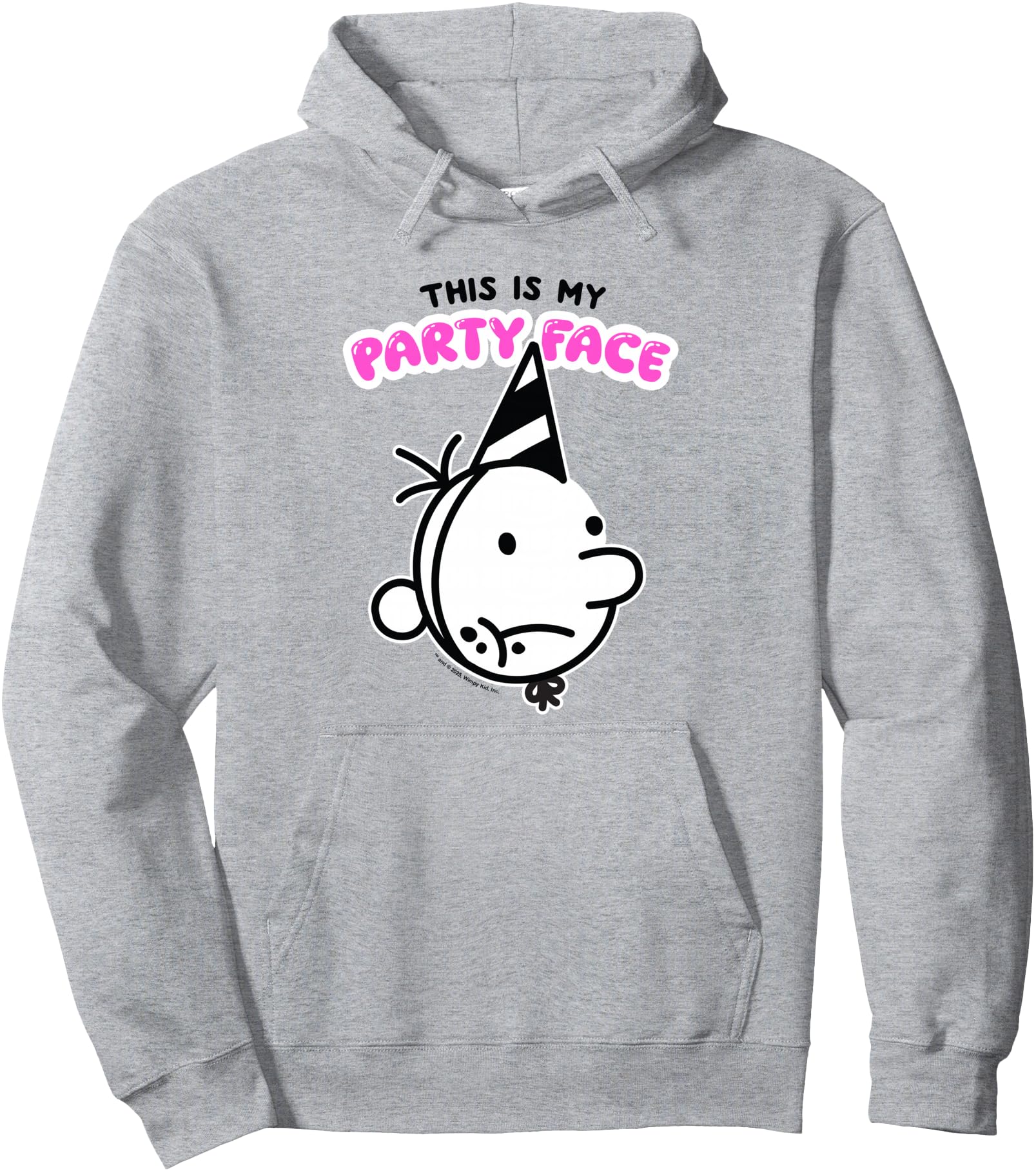 Handcrafted Diary Wimpy Party Face T-Shirt - Unique Graphic for Adults - T-Shirt, Sweatshirt, Hoodie