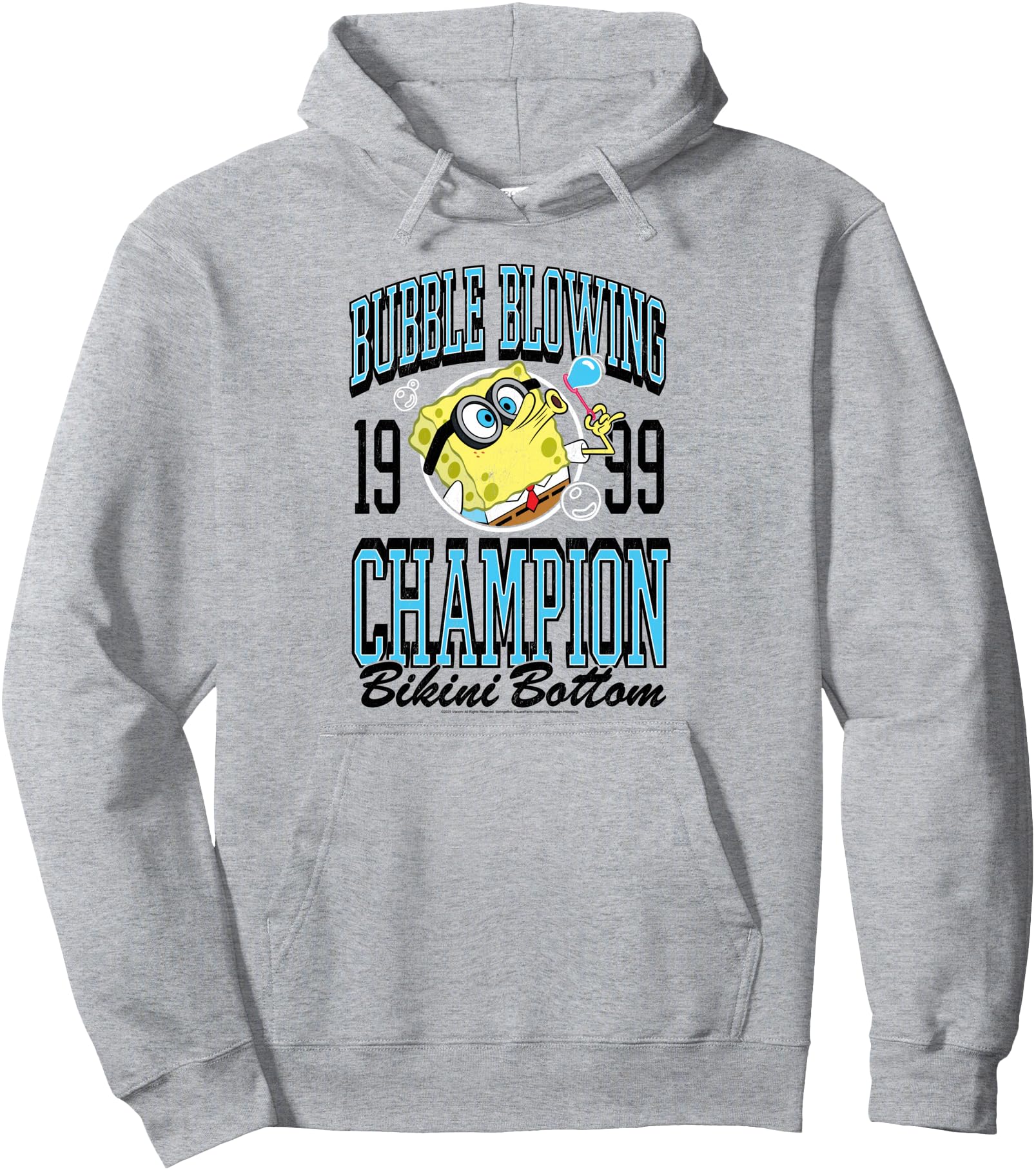 Exclusive Spongebob Varsity Bubble T-Shirt - Aesthetic Graphic Unisex - T-Shirt, Sweatshirt, Hoodie