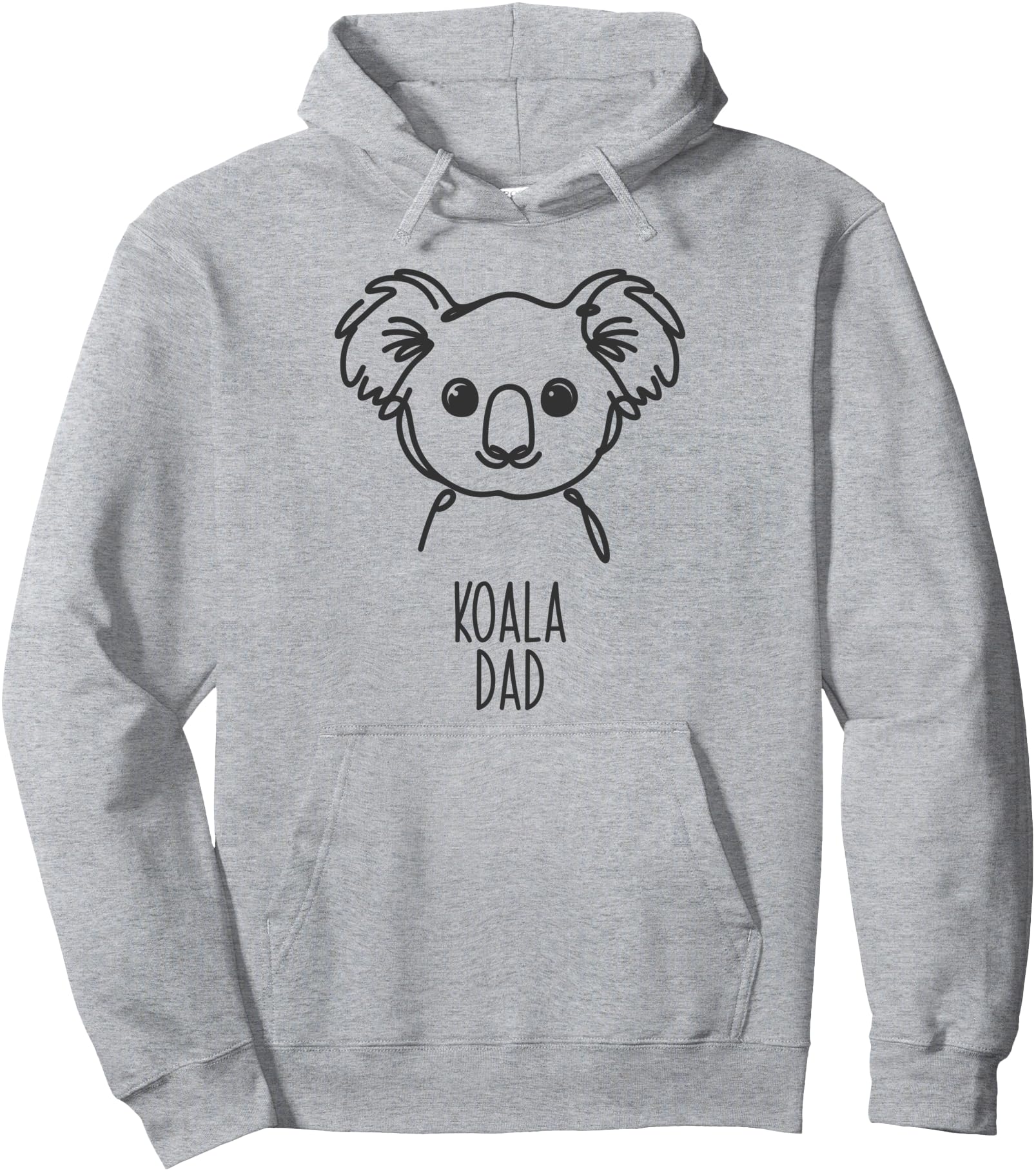 Authentic Line Art Best Koala Dad Sweatshirt - Casual Everyday Wear Unisex - T-Shirt, Sweatshirt, Hoodie