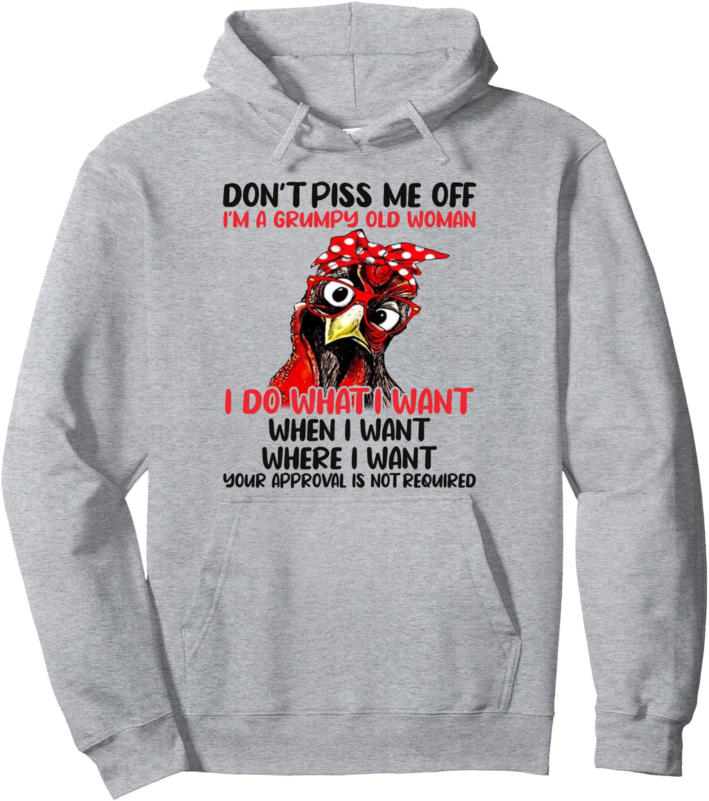 Original Chicken Don T Piss Me Off I M Hoodie - Graphic Print Men Women - T-Shirt, Sweatshirt, Hoodie